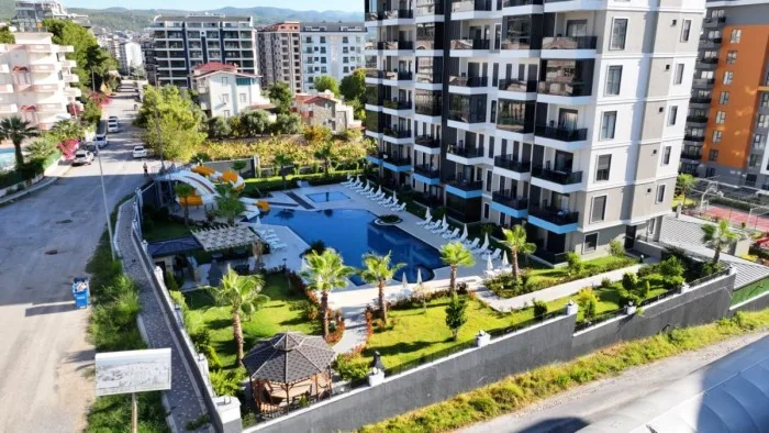 Furnished 1+1 apartment in a complex with hotel infrastructure in Alanya, Avsallar No. 11247 [ID: 11247]